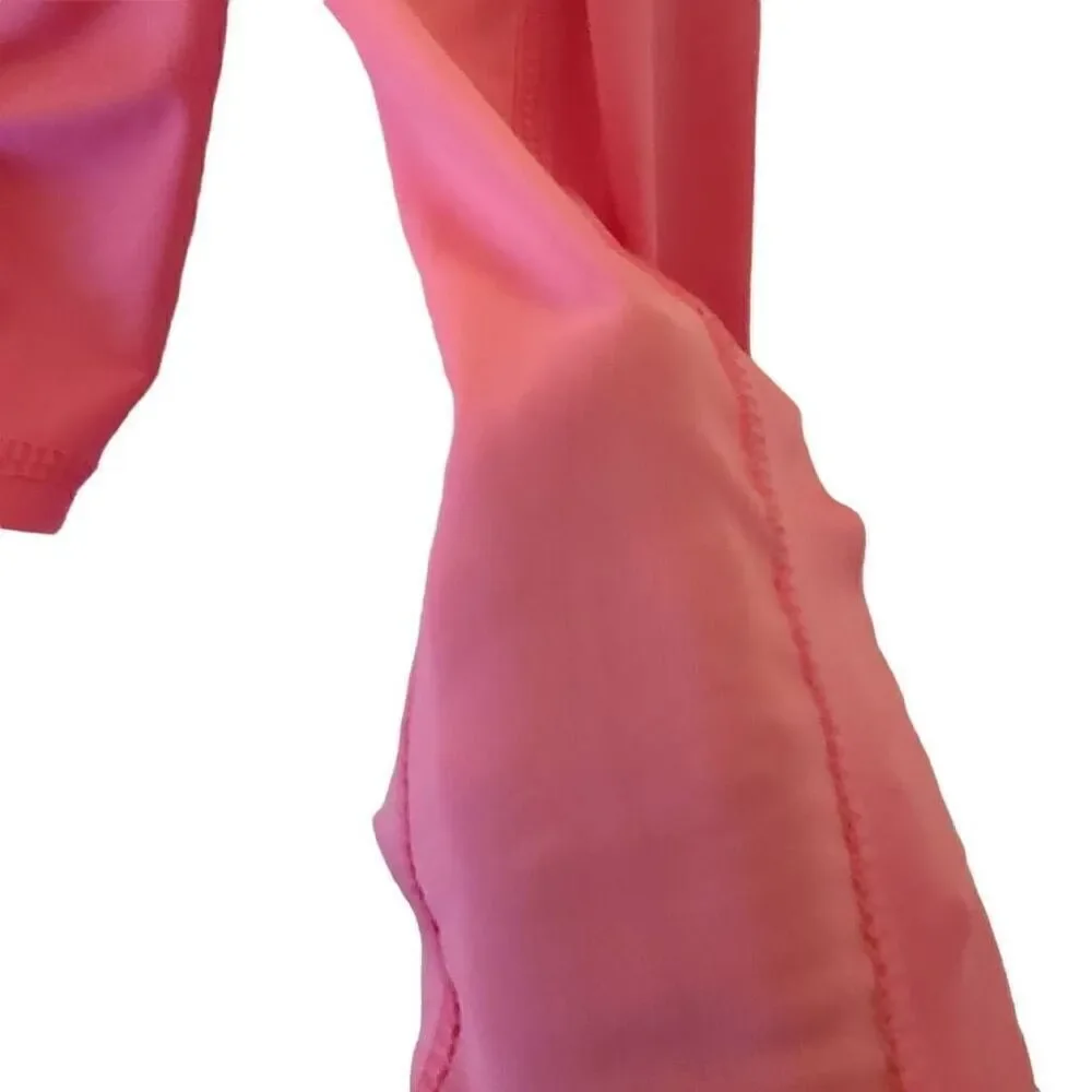 PGA Tour Womens Sun Protection Breathable Pink Under Sleeve Mesh Golf Shirt - Picture 5 of 12